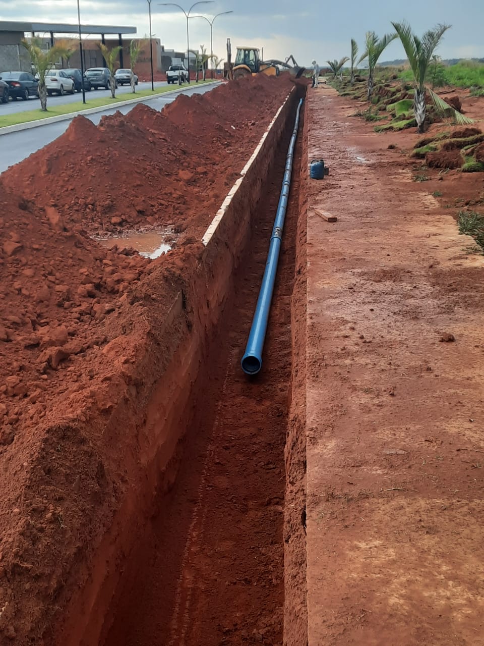 Redes de água e esgoto